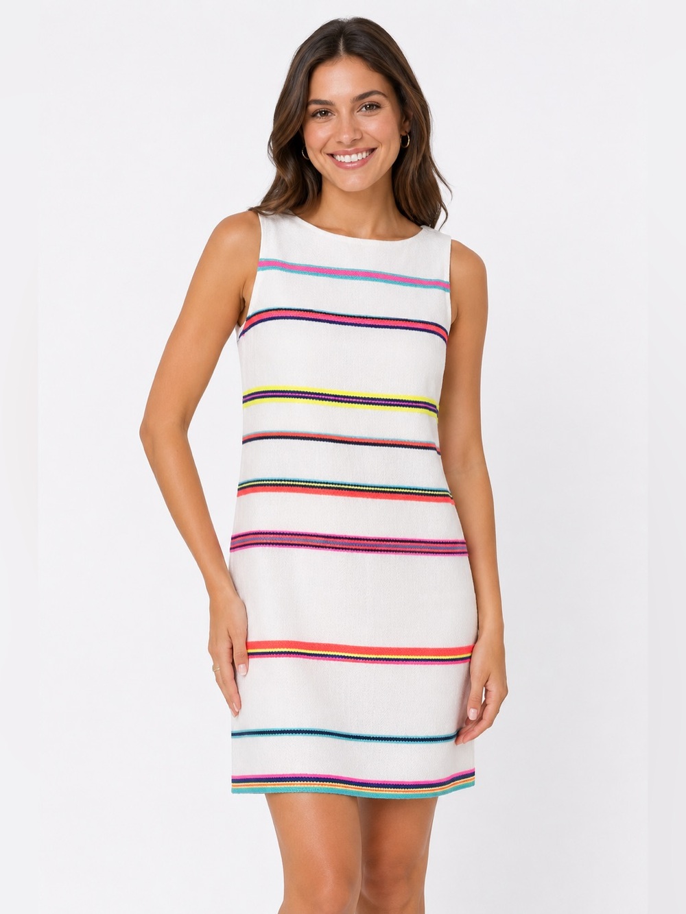 ✨ NWT Vilagallo Collection Metallic Chevron Stripe Dress✨